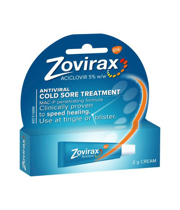 Novirax Zovirax Cream Tube 2 g – Chemist Plus