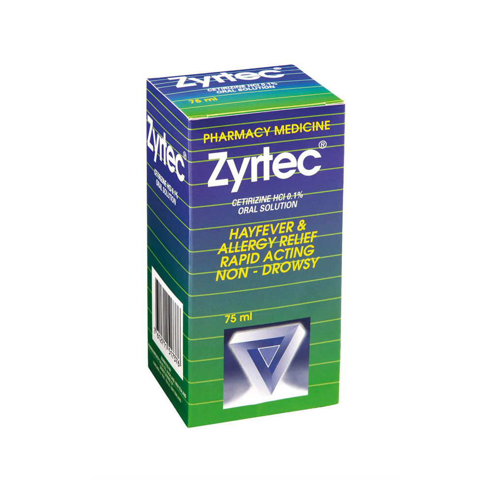 Zyrtec Allergy & Hayfever Relief 75 ml – Chemist Plus