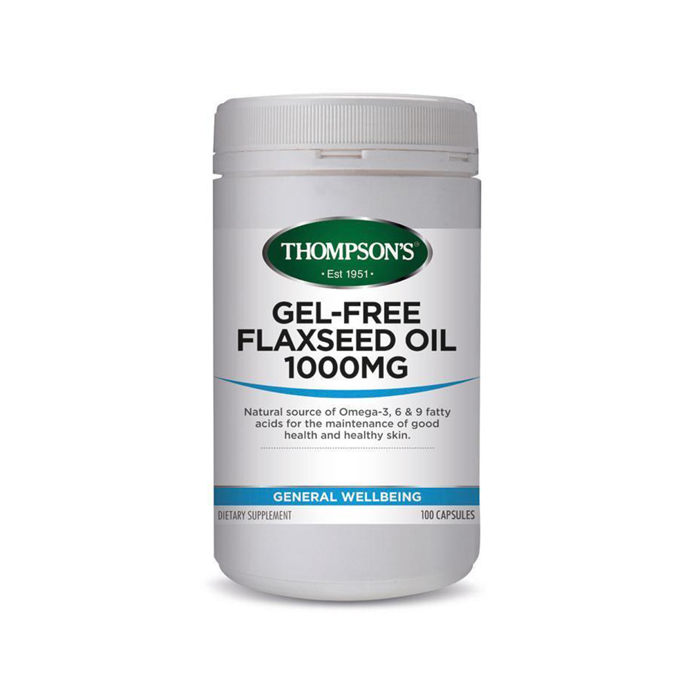 GelFree Flax Seed Oil 1000 100 capsules Chemist Plus